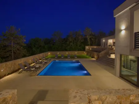 Villa Miryam, 12 pers., piscine chauffée à Krk : photo 45