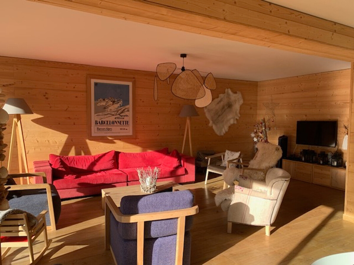 Appartement 10 pers à Pra-Loup, 120 m² terrasse sud - Photo 1