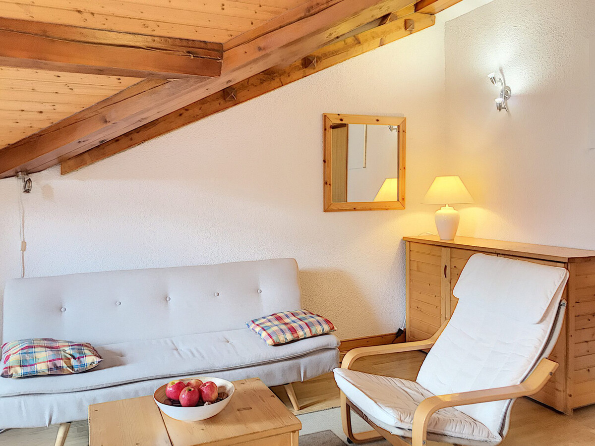 Appartement 6 pers., 3 chambres sous pente, balcon vue montagnes - Photo 8