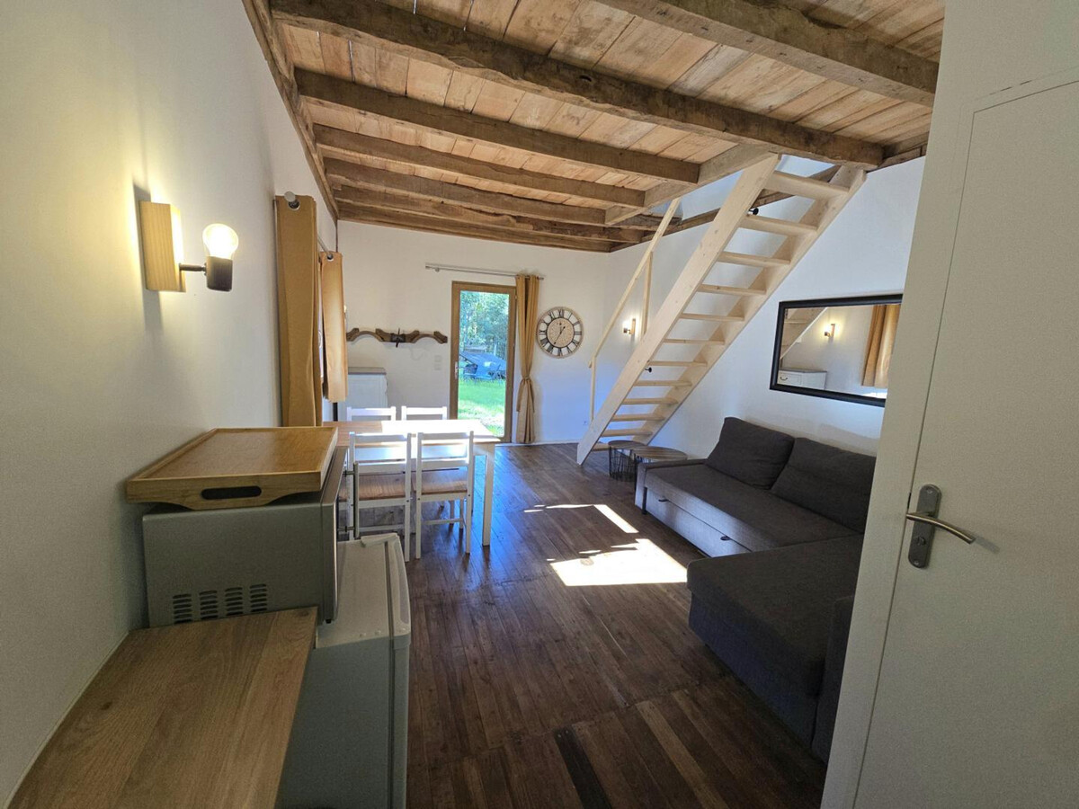 Chalet bois 2 pers. à Domme, piscine été - Photo 6
