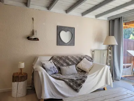 Location appartement à Pra Loup, Studio spacieux à Pra-Loup 1600 | 4 pers, balcon, WIFI