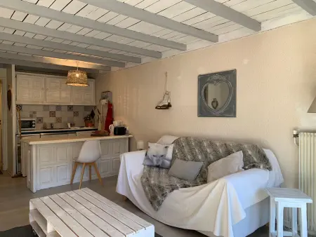 Studio 4 pers Pra-Loup 1600, balcon sud vue Pain de Sucre : photo 3