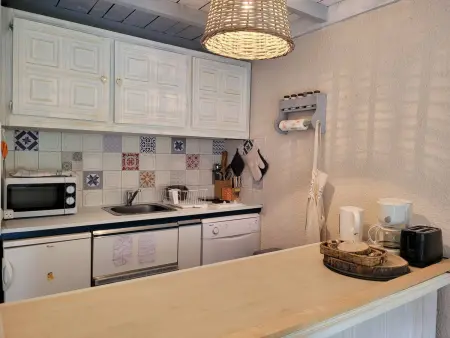Studio 4 pers Pra-Loup 1600, balcon sud vue Pain de Sucre : photo 7