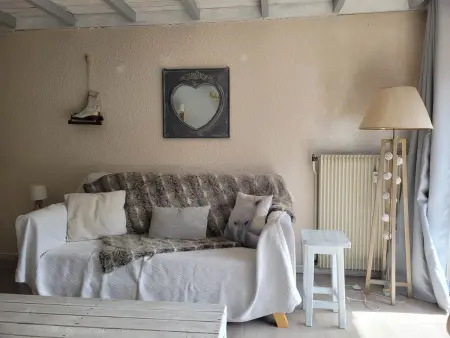 Studio 4 pers Pra-Loup 1600, balcon sud vue Pain de Sucre : photo 16
