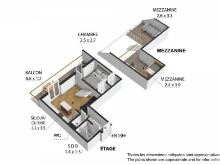 Duplex T3 balcon ouest à Saint-Jean-d'Aulps - Photo 6
