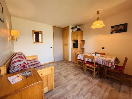 Appartement 2 pièces vue Mont-Blanc à La Plagne Montchavin Les Coches : photo 6