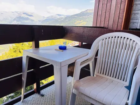 Appartement 2 pièces vue Mont-Blanc à La Plagne Montchavin Les Coches : photo 9