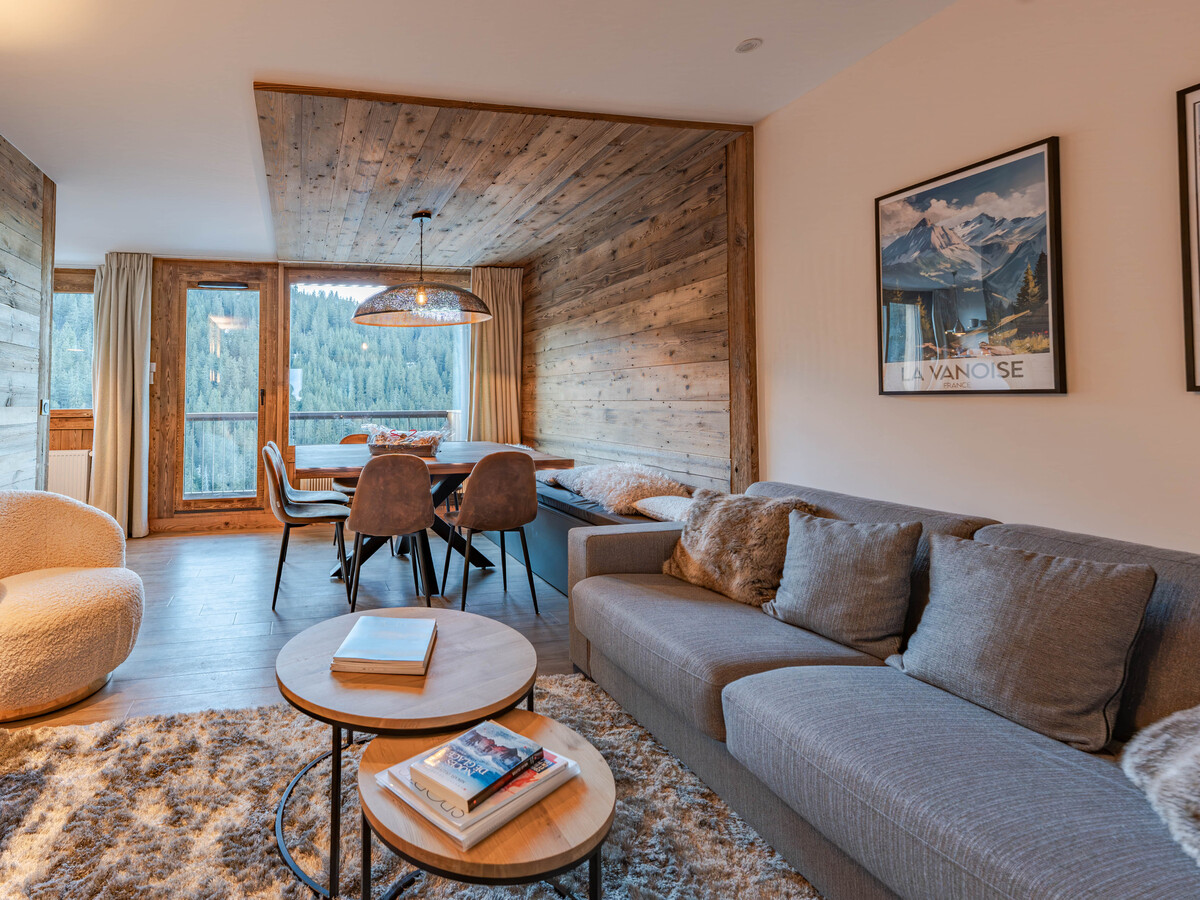 Appartement 2 chambres Courchevel, séjour chaleureux - Photo 1