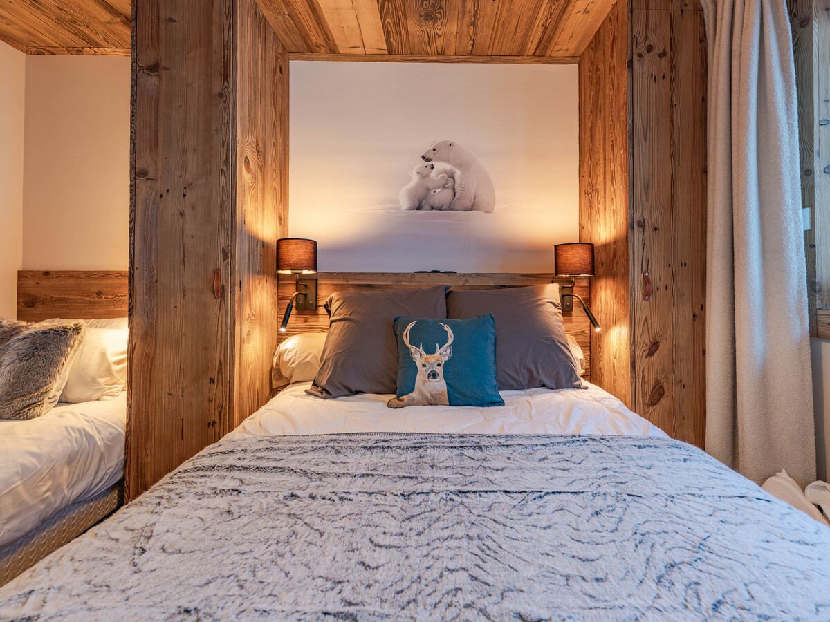 Appartement 2 chambres Courchevel, séjour chaleureux - Photo 10