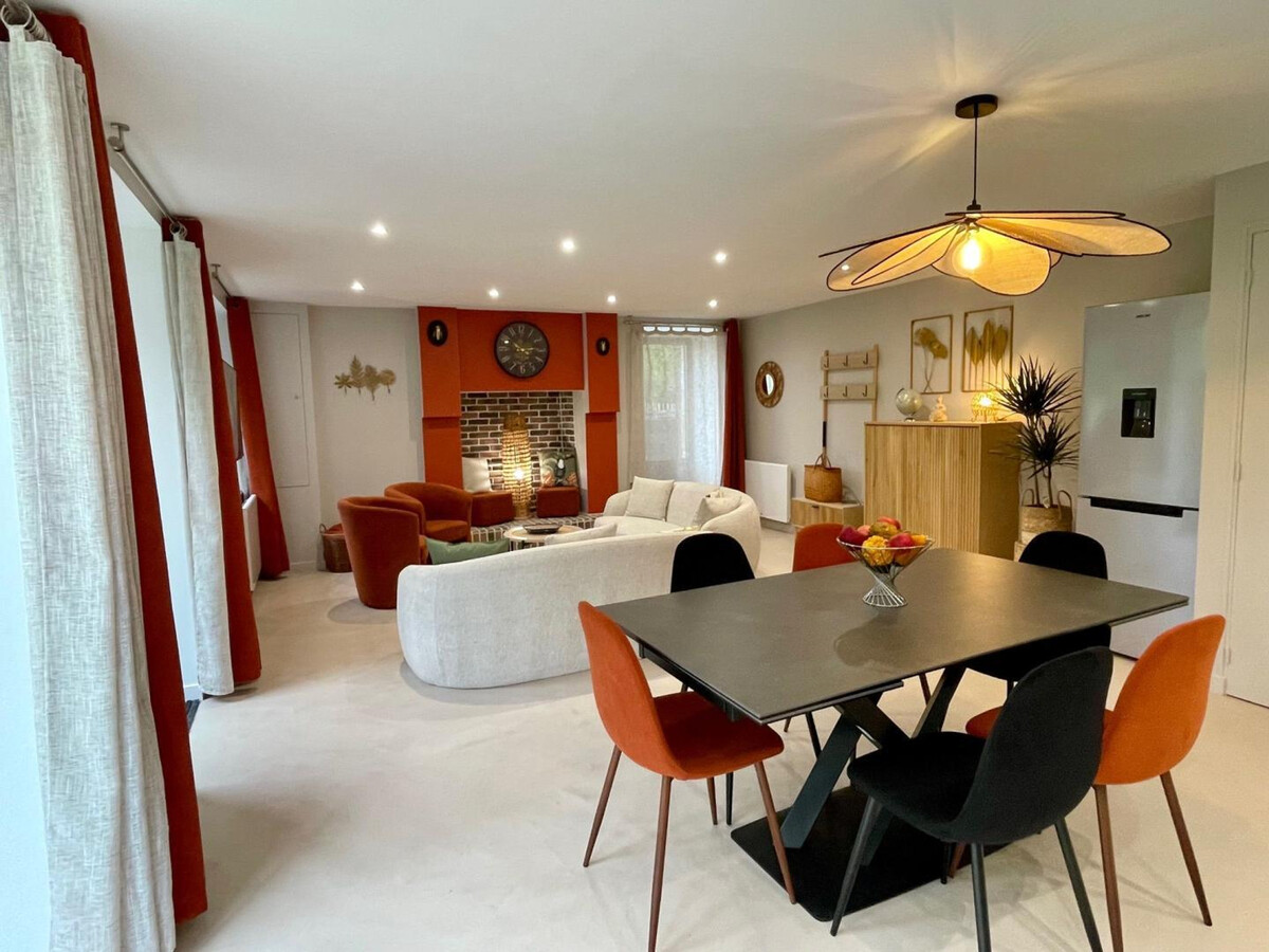 Gîte 7 personnes à Montfarville, jardin et parking - Photo 6