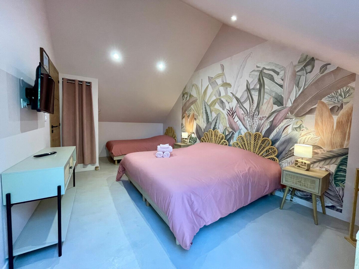 Gîte 7 personnes à Montfarville, jardin et parking - Photo 15