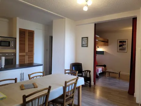 Location appartement à Pra Loup, Grand studio calme pour 5, proche pistes à Pra Loup 1600