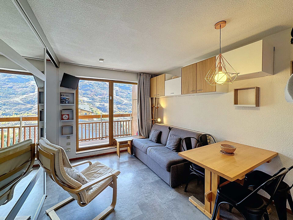 Appart ski-in/ski-out 4 pers, balcon sud – Les Menuires - Photo 3