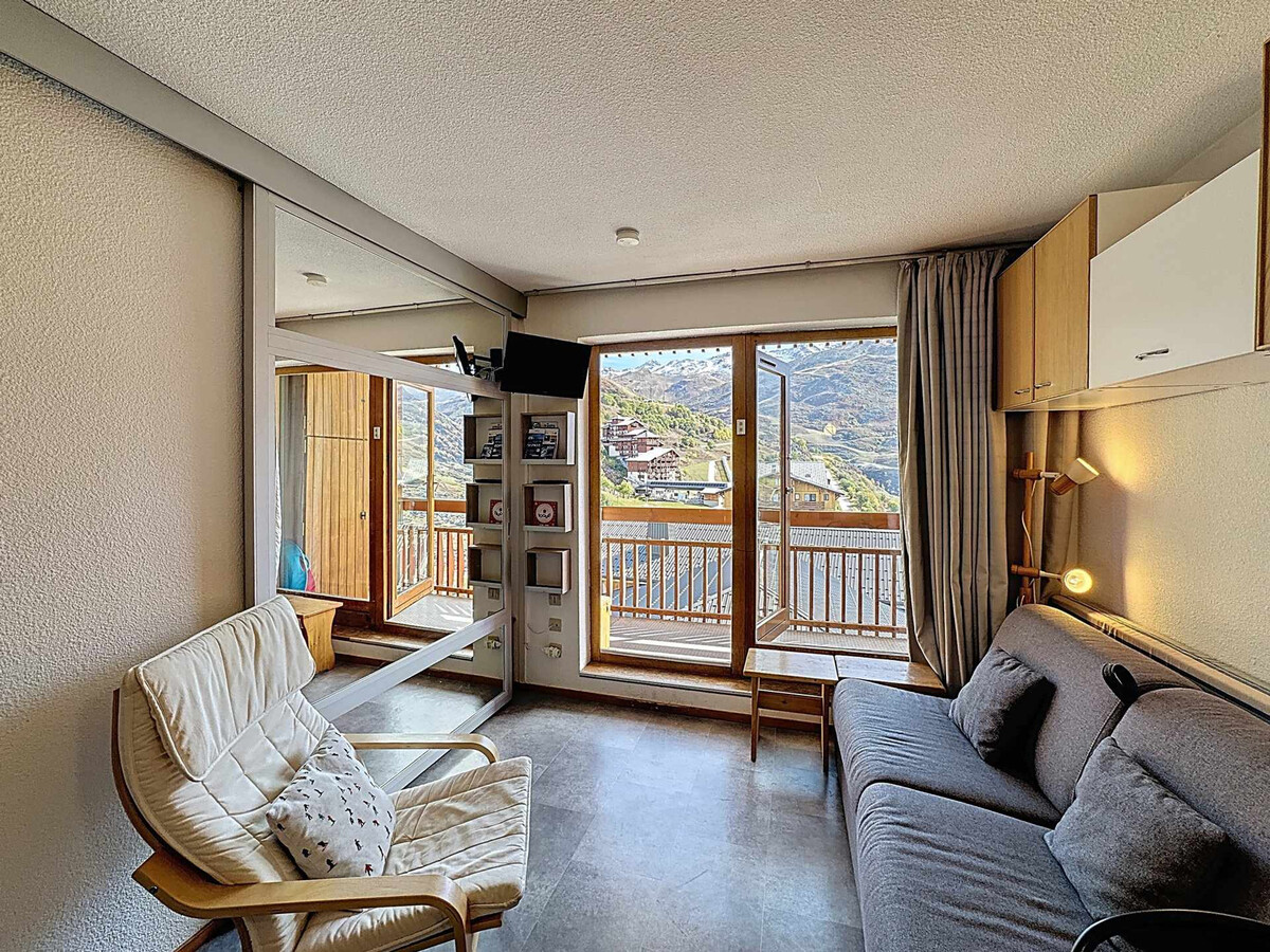 Appart ski-in/ski-out 4 pers, balcon sud – Les Menuires - Photo 7