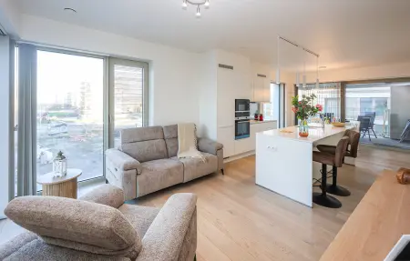 Appartement lumineux avec terrasse couverte à Ostende, à 100 m de la plage : photo 3