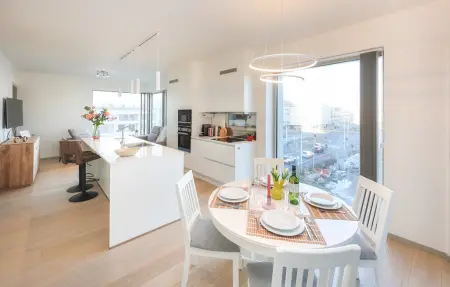 Appartement lumineux avec terrasse couverte à Ostende, à 100 m de la plage : photo 4