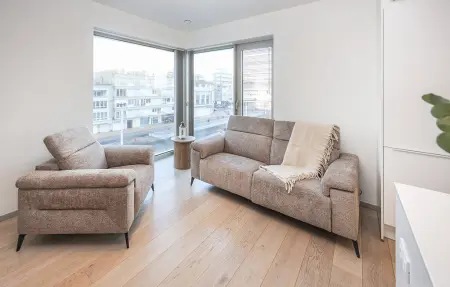 Appartement lumineux avec terrasse couverte à Ostende, à 100 m de la plage : photo 10