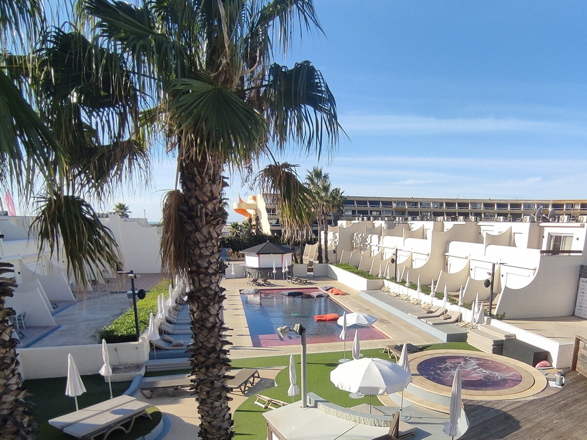 Studio climatisé avec terrasse et vue piscine au Cap d'Agde - Photo 1