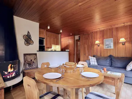 Location appartement à Courchevel, Courchevel 1850: Élégant 3 pièces, 4 pers, balcon & wifi au pied des pistes