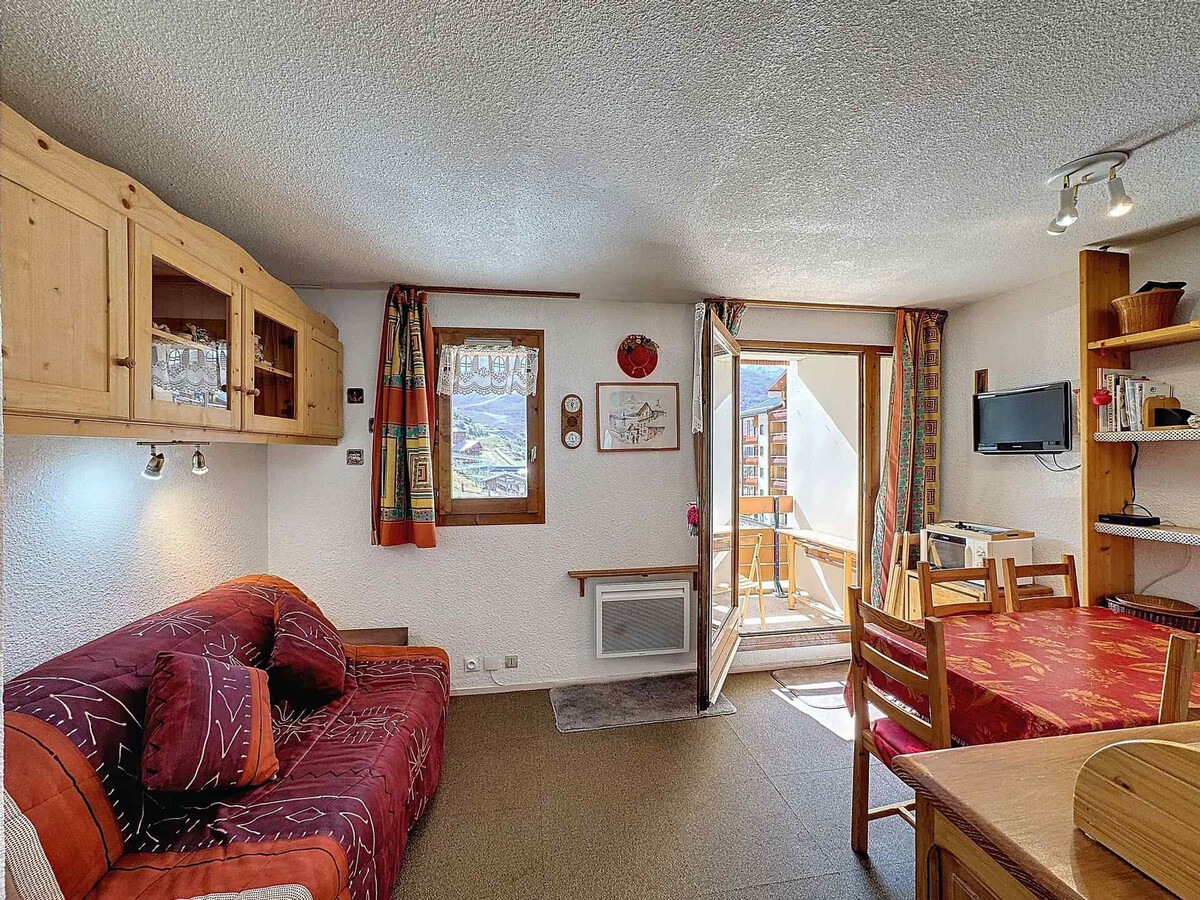 Studio 4 pers aux Menuires, balcon sud, parking gratuit - Photo 5