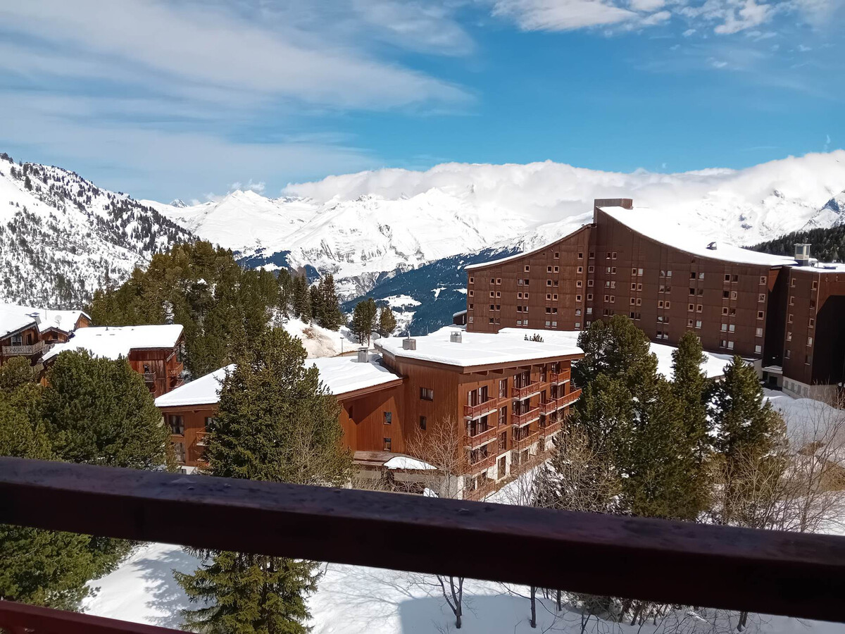 Studio 4 pers Arc 2000, vue Mont Blanc, balcon - Photo 4