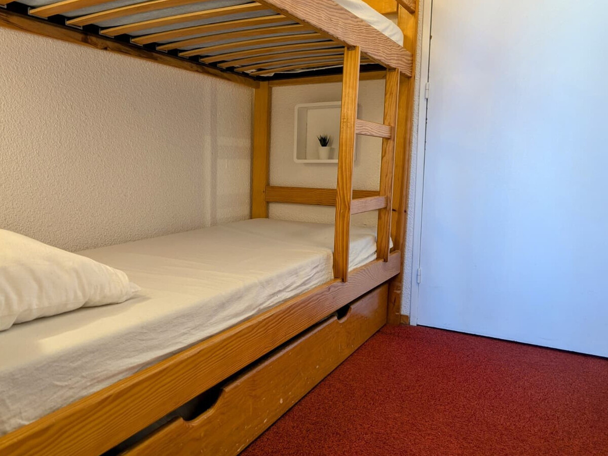 Studio 4 pers Arc 2000, vue Mont Blanc, balcon - Photo 7