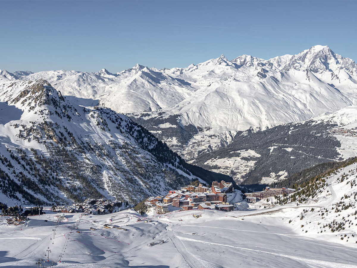 Studio 4 pers Arc 2000, vue Mont Blanc, balcon - Photo 15