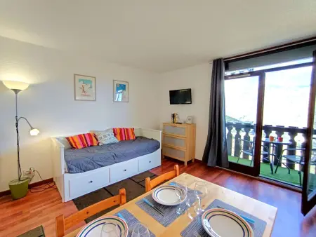 Studio 4 personnes avec balcon au Pla d'Adet, Saint-Lary-Soulan : photo 2