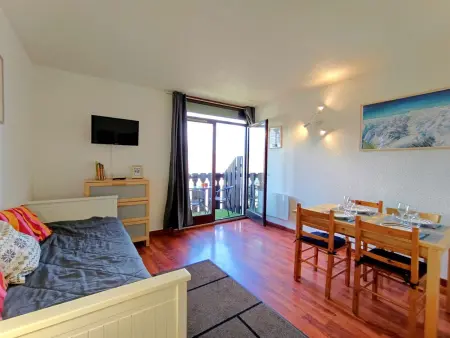 Studio 4 personnes avec balcon au Pla d'Adet, Saint-Lary-Soulan : photo 4