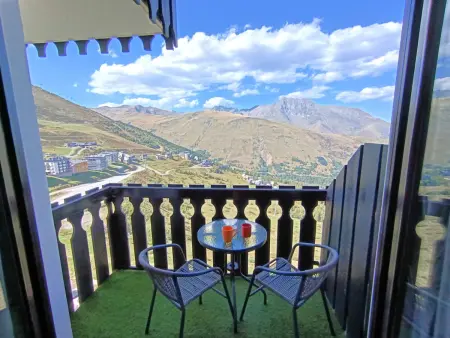 Studio 4 personnes avec balcon au Pla d'Adet, Saint-Lary-Soulan : photo 9