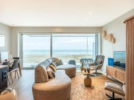 Location appartement à Sint Idesbald, Appartement de luxe avec vue imprenable sur mer