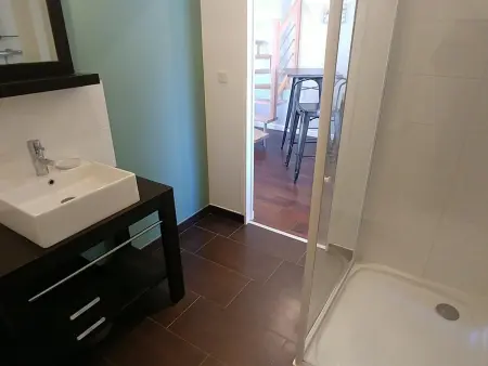Appartement 3 pers. à Portbail, charges et ménage inclus : photo 5