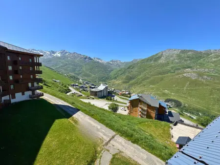 Duplex rénové 6 pers. aux Menuires, balcon sud-ouest et vue Masse : photo 12