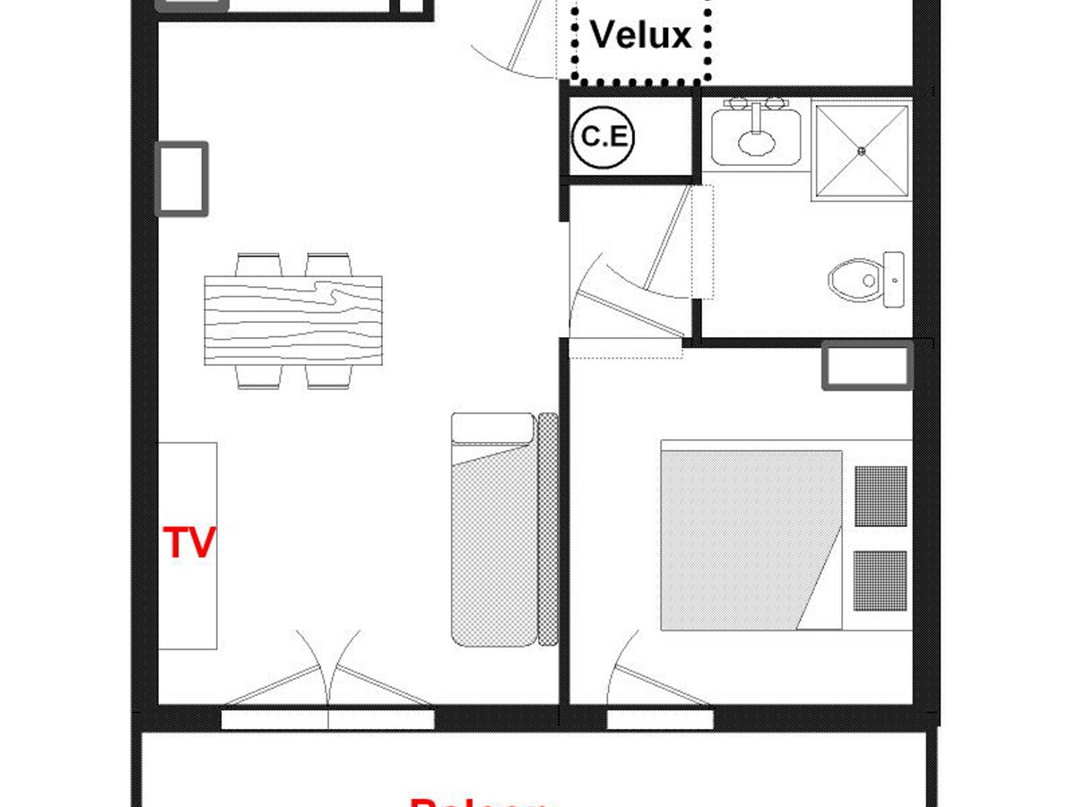 Appartement 6 pers. avec balcon vue pistes à Notre-Dame-de-Bellecombe - Photo 15
