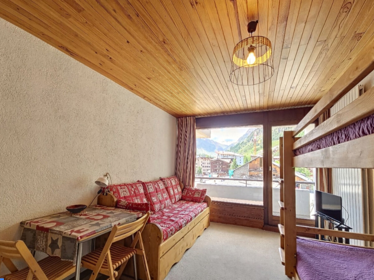 Studio 20 m² Val-d'Isère, balcon Sud, 10 min des pistes - Photo 1