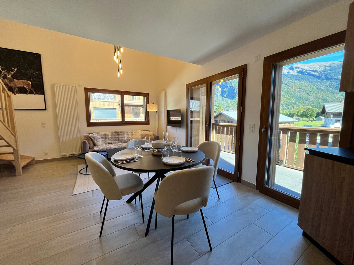 Duplex 80m² vue vallée Giffre, centre Samoëns - Photo 6