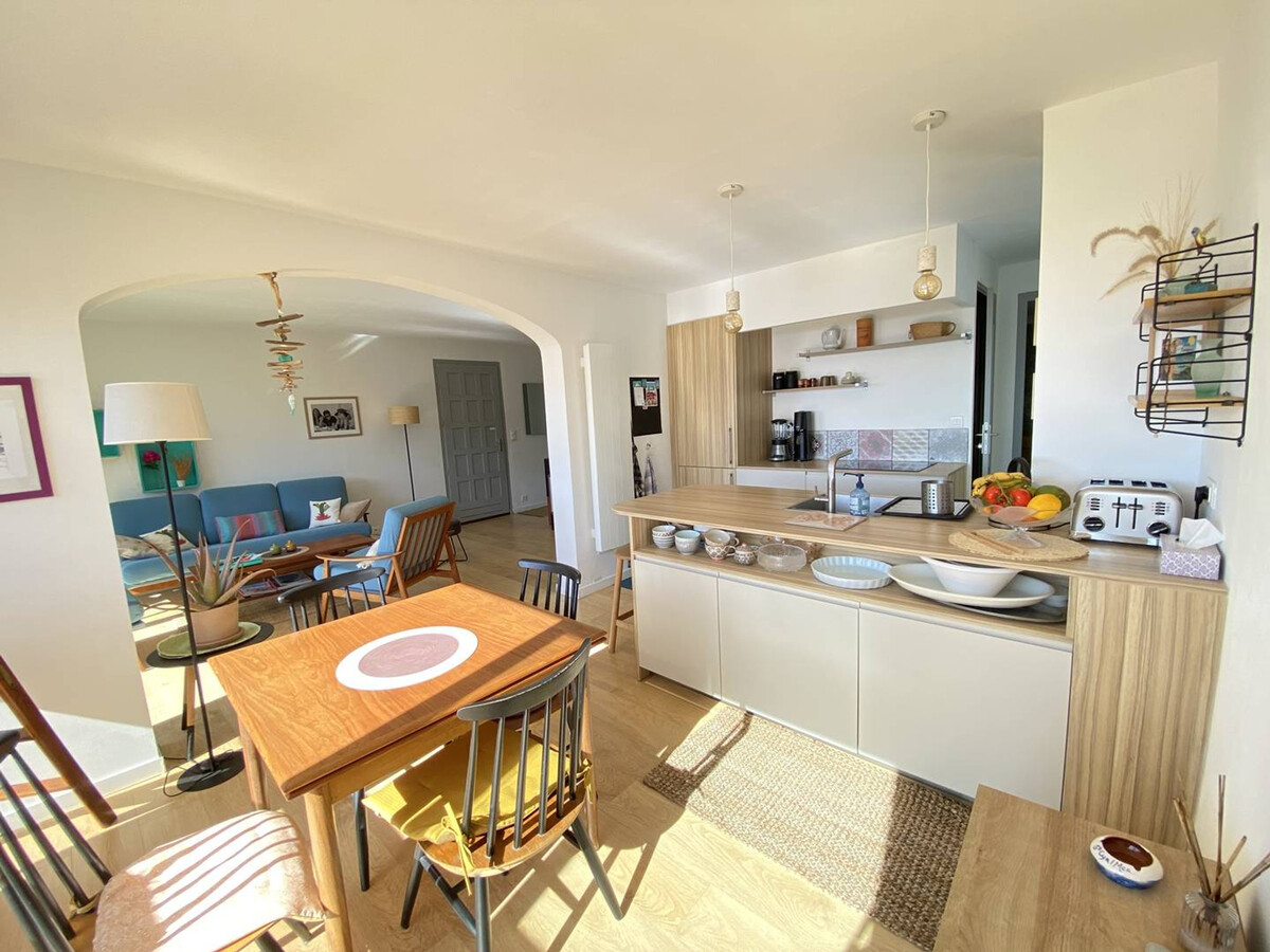 Appartement 4 pers à 300m de la mer avec jardin et vue baie - Photo 3