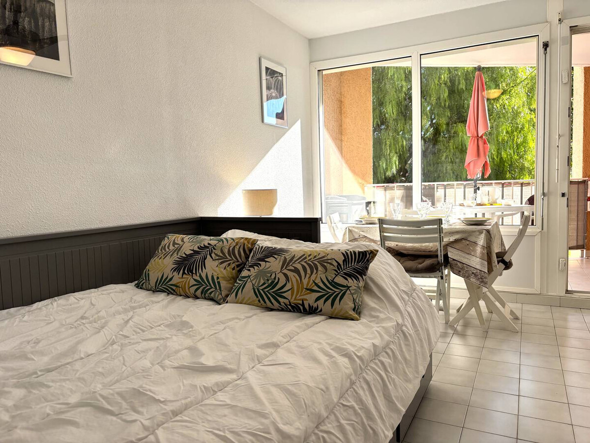 Studio cabine 4 pers. La Londe-les-Maures, balcon & parking - Photo 8