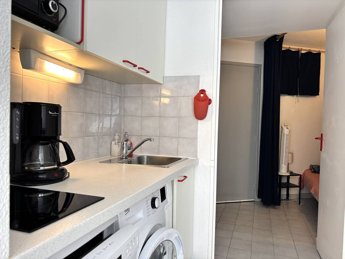 Studio cabine 4 pers. La Londe-les-Maures, balcon & parking - Photo 9
