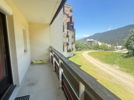 Appart 3 pièces 6 pers aux Adrets-Prapoutel, balcon pied pistes : photo 13