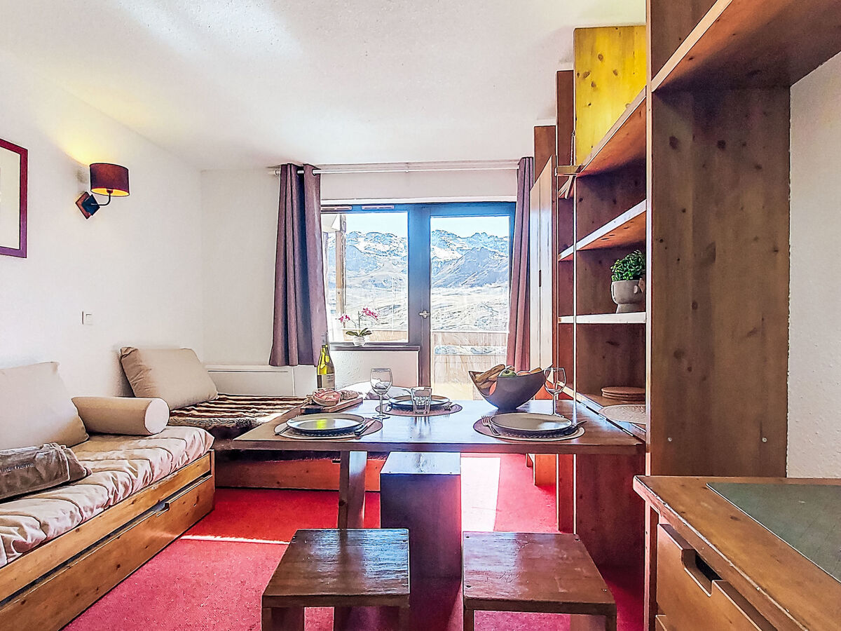 Studio 20 m² Val Thorens, balcon sud, vue montagnes - Photo 3