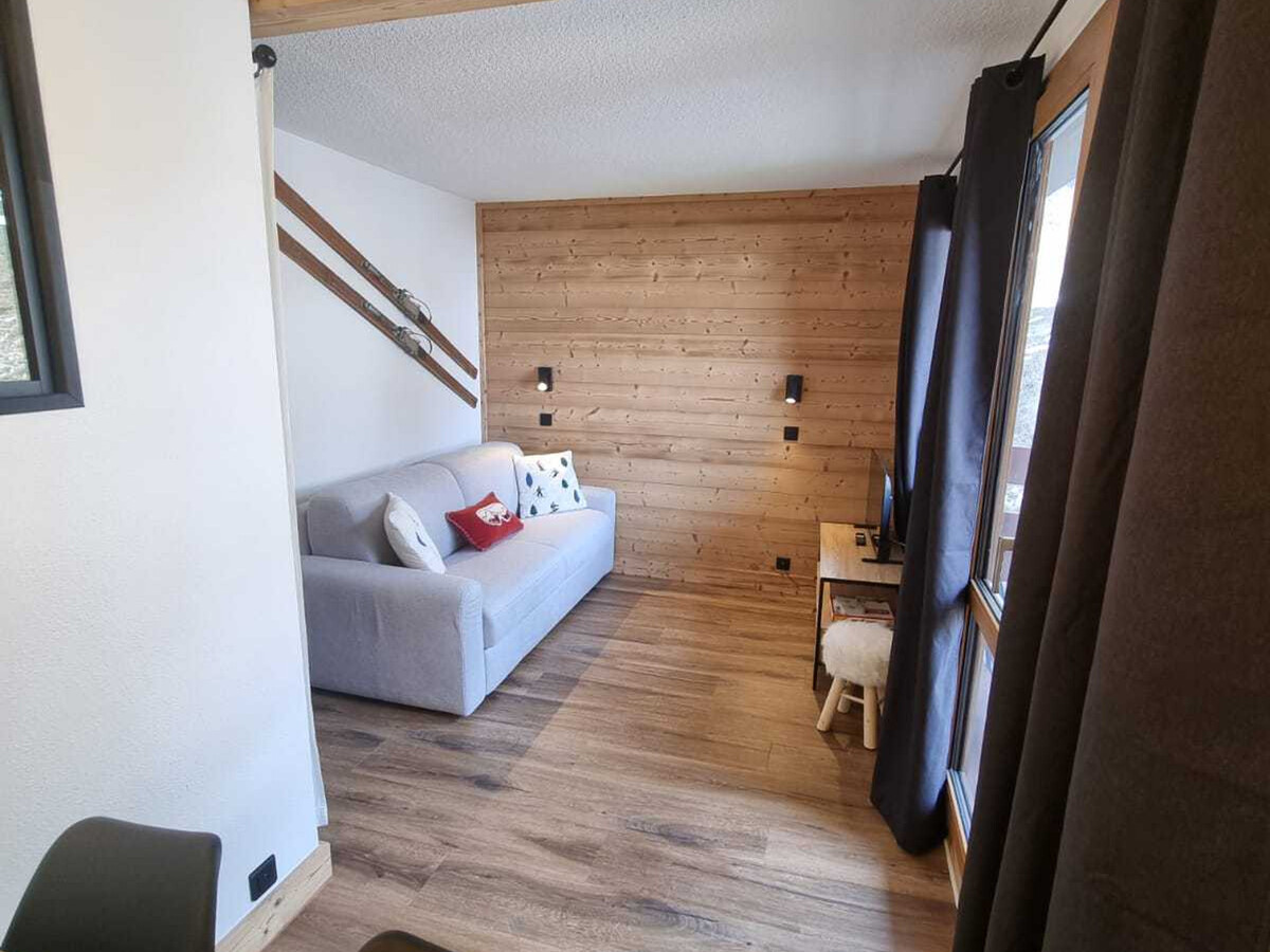 Studio rénové 4 pers, balcon pistes à Plagne Bellecôte - Photo 2