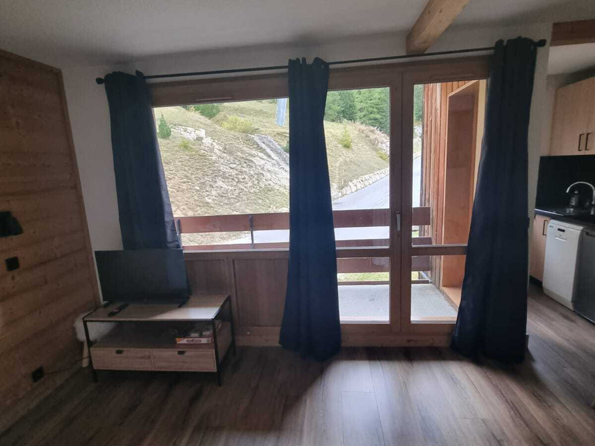Studio rénové 4 pers, balcon pistes à Plagne Bellecôte - Photo 5