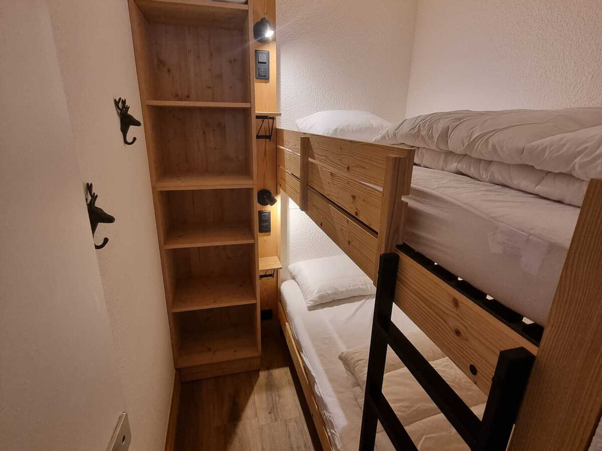 Studio rénové 4 pers, balcon pistes à Plagne Bellecôte - Photo 7