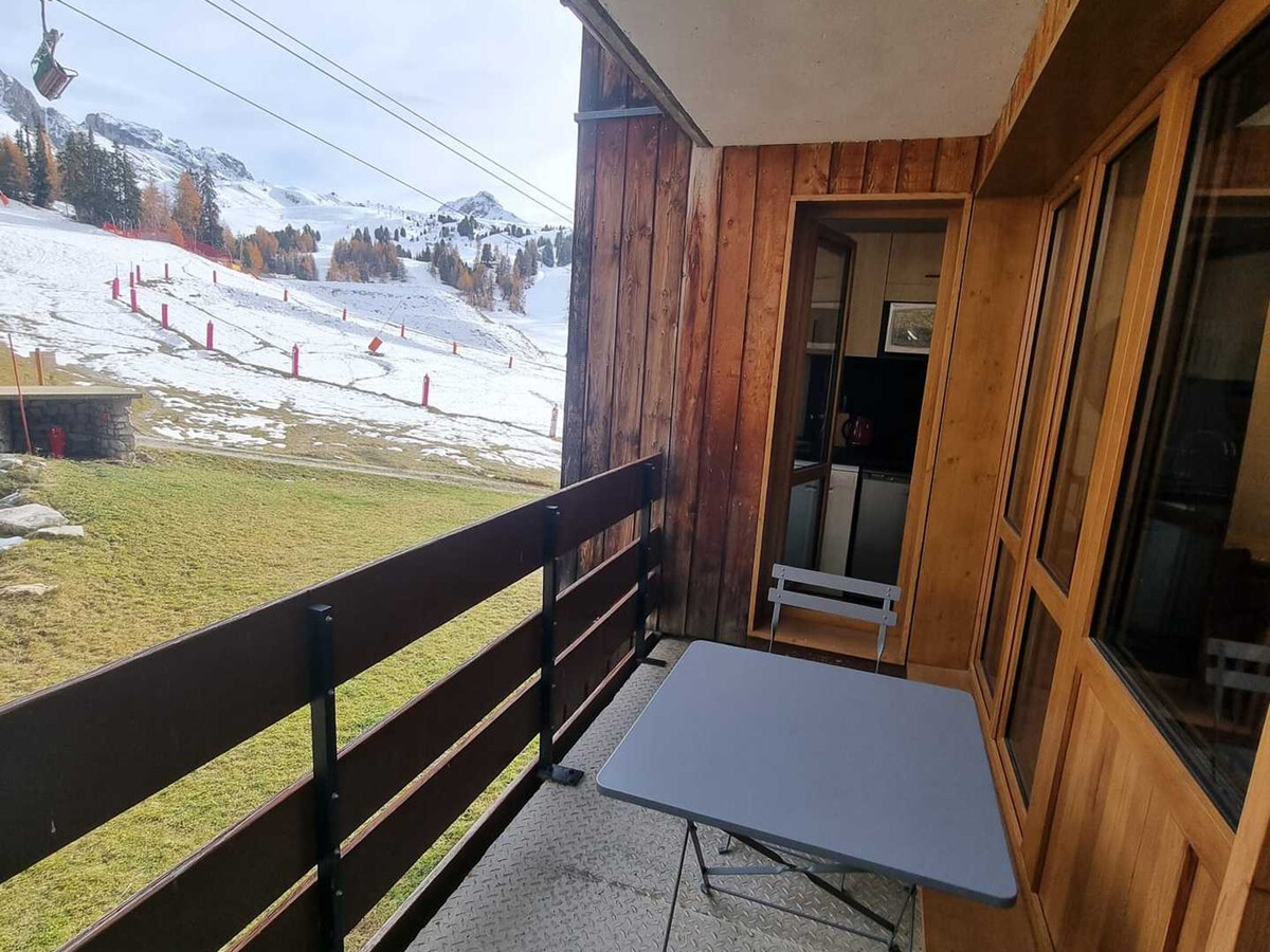 Studio rénové 4 pers, balcon pistes à Plagne Bellecôte - Photo 9