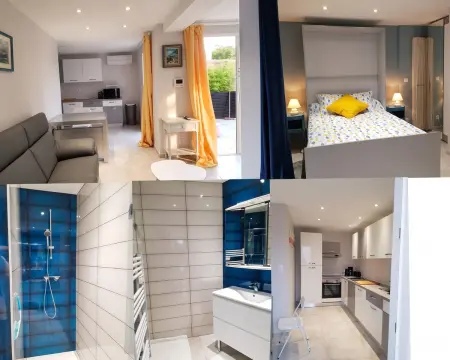 Studio avec terrasse à Six-Fours-les-Plages, proche plage et climatisé : photo 5