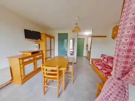 Studio lumineux avec loggia aux Rousses, Appartement 4 personnes à Les Rousses - Photo 5