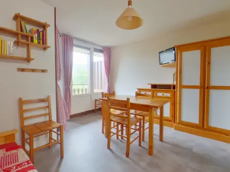 Studio lumineux avec loggia aux Rousses, Appartement 4 personnes à Les Rousses - Photo 8