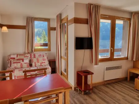 Location appartement à Plagne 1800, Appartement lumineux près des pistes, accès piscine, animaux acceptés