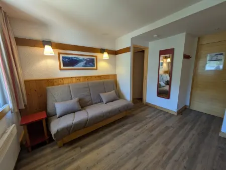 Appartement 2 pièces La Plagne 1800, balcon sud, piscine : photo 3